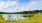 a large pond of water